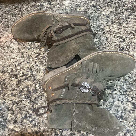 Musse & Cloud Anaeh Suede Boots brown size 9 - Picture 3 of 3